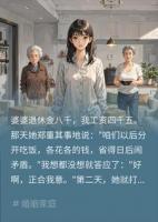 婆婆定规矩各吃各，我守规矩后，全家崩溃了